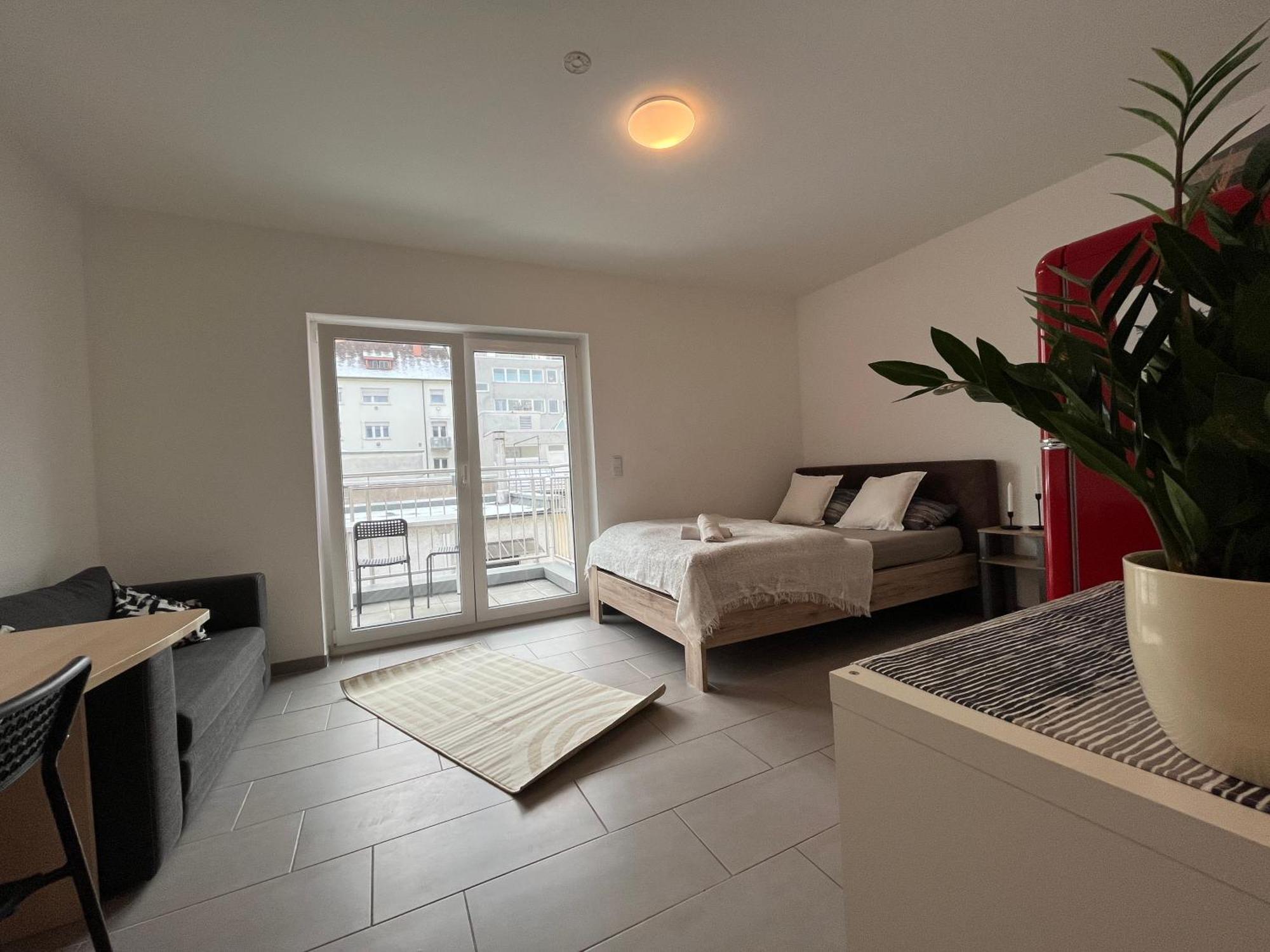 Simplex Apartments Am Europaplatz Карлсруэ Номер фото